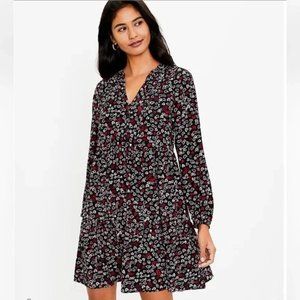 XXSP LOFT Heart Patterned Swing Dress